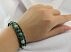 دستبند عقیق سبز زیبا زنانه-5