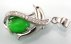 مدال چشم گربه سبز طرح دلفین-1