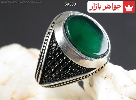 انگشتر سنگ ماه تولد آبان مردانه