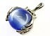 مدال تیتانیوم چشم گربه آبی طرح دست دلبر-2