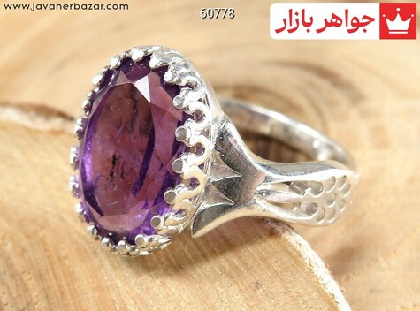 انگشتر سنگ ماه تولد بهمن زنانه