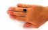انگشتر عقیق سیاه رکاب چهارچنگ مردانه-5