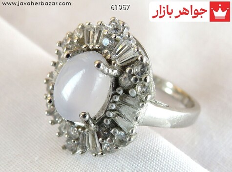 انگشتر سنگ ماه تولد تیر زنانه