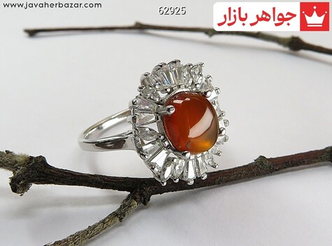 عکس انگشتر عقیق یمن زنانه