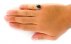 انگشتر عقیق یمنی سیاه دست ساز دست ساز-5