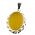 مدال نقره عقیق طرح سنتی شرف الشمس دست ساز