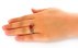 انگشتر عقیق یمنی قرمز سرخ رینگی زنانه-5