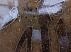 تابلو فیروزه و کهربا و لاجورد و مرجان طراحی آیت الکرسی بی نظیر دست ساز 106x87 سانتی متر-7