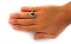 انگشتر عقیق یمنی سه رنگ طبیعی مردانه دست ساز-6