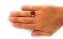 انگشتر عقیق یمنی قرمز سرخ خوش رنگ ابوالفضل مردانه دست ساز [دخیل یا ابوالفضل (ع)]-6