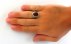 انگشتر عقیق یمنی قرمز طرح سنتی مردانه دست ساز-6