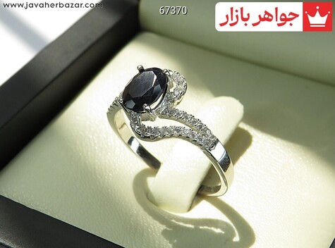 انگشتر سنگ ماه تولد آذر زنانه