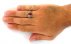 انگشتر عقیق یمنی قرمز برجسته مردانه-7