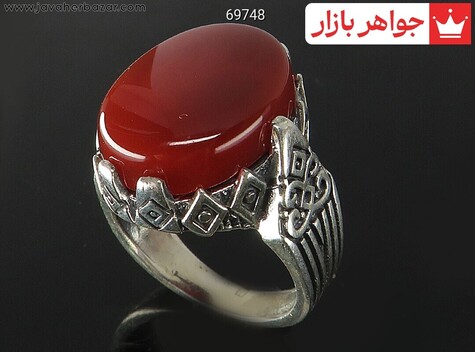 انگشتر سنگ ماه تولد دی مردانه