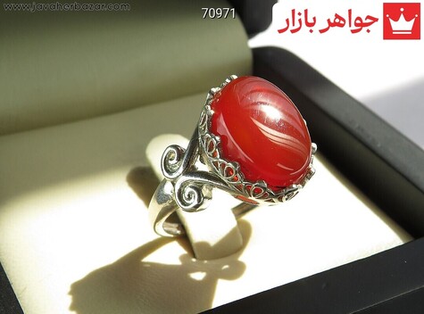 انگشتر سنگ ماه تولد تیر زنانه