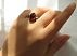 حلقه ازدواج عقیق یمنی ست زنانه مردانه طرح آفرینش دست ساز-5