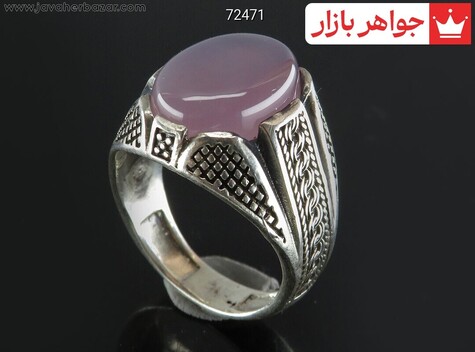 عکس انگشتر سنگ ماه تولد اردیبهشت مردانه