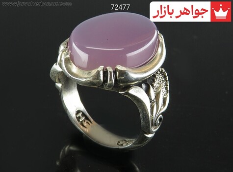 انگشتر سنگ ماه تولد شهریور مردانه