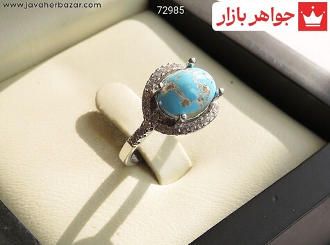 انگشتر سنگ ماه تولد آذر زنانه