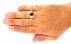 انگشتر عقیق یمنی قرمز رکاب طرح پیچ مردانه دست ساز-6