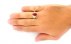 انگشتر عقیق یمنی قرمز خوش رنگ مردانه دست ساز-5