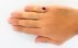 انگشتر عقیق یمنی قرمز سرخ مردانه دست ساز-6