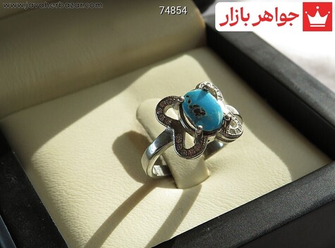 انگشتر سنگ ماه تولد آذر زنانه