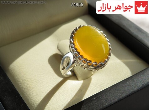 انگشتر سنگ ماه تولد آبان زنانه