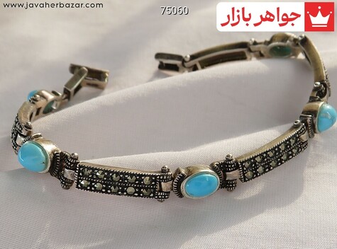 دستبند سنگ ماه تولد آبان زنانه