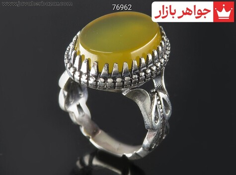 انگشتر سنگ ماه تولد تیر مردانه