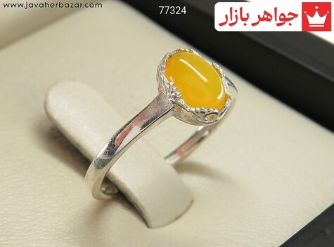 انگشتر سنگ ماه تولد بهمن زنانه