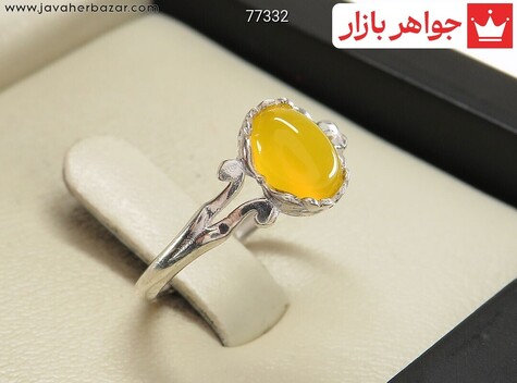 انگشتر سنگ ماه تولد شهریور زنانه