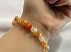 دستبند سنگی عقیق پرتقالی خوش تراش زنانه-4