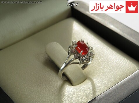 انگشتر سنگ ماه تولد خرداد زنانه
