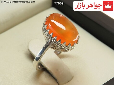 انگشتر سنگ ماه تولد مرداد زنانه