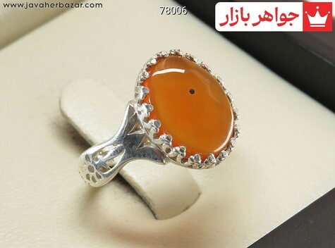 انگشتر سنگ ماه تولد دی زنانه