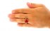 انگشتر عقیق یمنی قرمز سرخ مرغوب مردانه دست ساز-6
