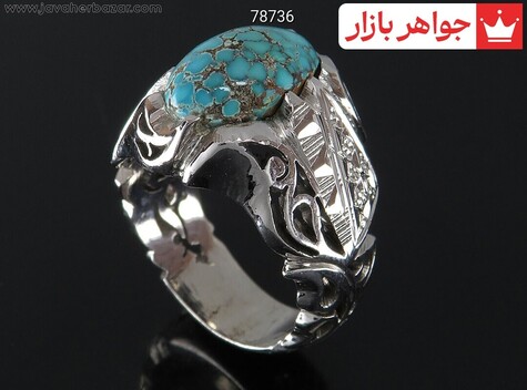 انگشتر سنگ ماه تولد آذر مردانه