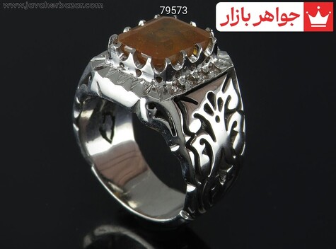 انگشتر یاقوت آفریقایی زرد