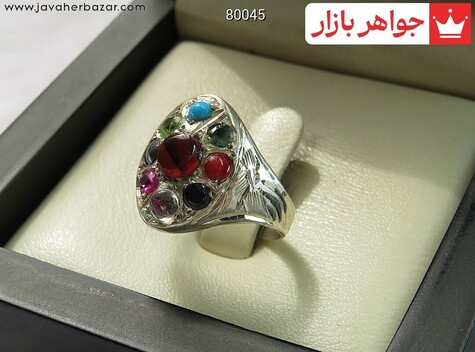 انگشتر سنگ ماه تولد شهریور زنانه