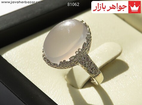 انگشتر سنگ ماه تولد فروردین زنانه