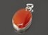 مدال عقیق یمنی نارنجی خاک تربت کربلا حرزدار-2