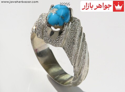 انگشتر سنگ ماه تولد دی مردانه