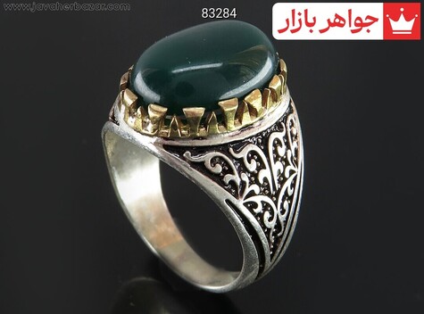انگشتر سنگ ماه تولد تیر مردانه