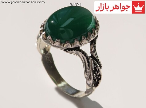 انگشتر سنگ ماه تولد بهمن مردانه