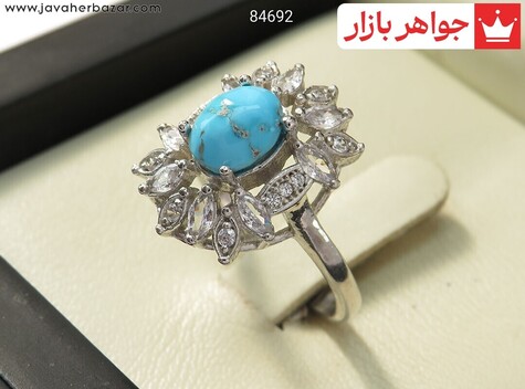 انگشتر سنگ ماه تولد آذر زنانه