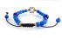 دستبند جید آبی تراش خوش رنگ زنانه-3