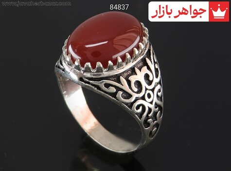 انگشتر سنگ ماه تولد دی مردانه