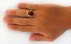 انگشتر عقیق یمنی قرمز سرخ آبدار مرغوب مردانه دست ساز-6