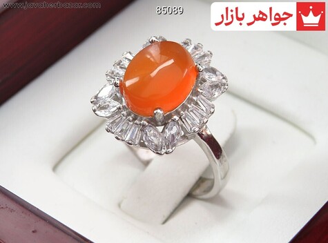 انگشتر سنگ ماه تولد فروردین زنانه